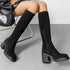 DAMEN-STIEFEL MIT DICKEN ABSÄTZEN – BEQUEME REITSTIEFEL